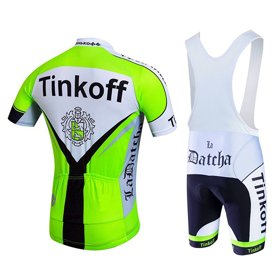 Abbigliamento Tinkoff 2017 Manica Corta e Pantaloncino Con Bretelle verde - Clicca l'immagine per chiudere